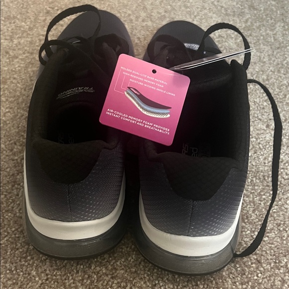 NWT NIB Skechers Air Element 2.0 size 8.5 Black and Whites - Picture 3 of 6